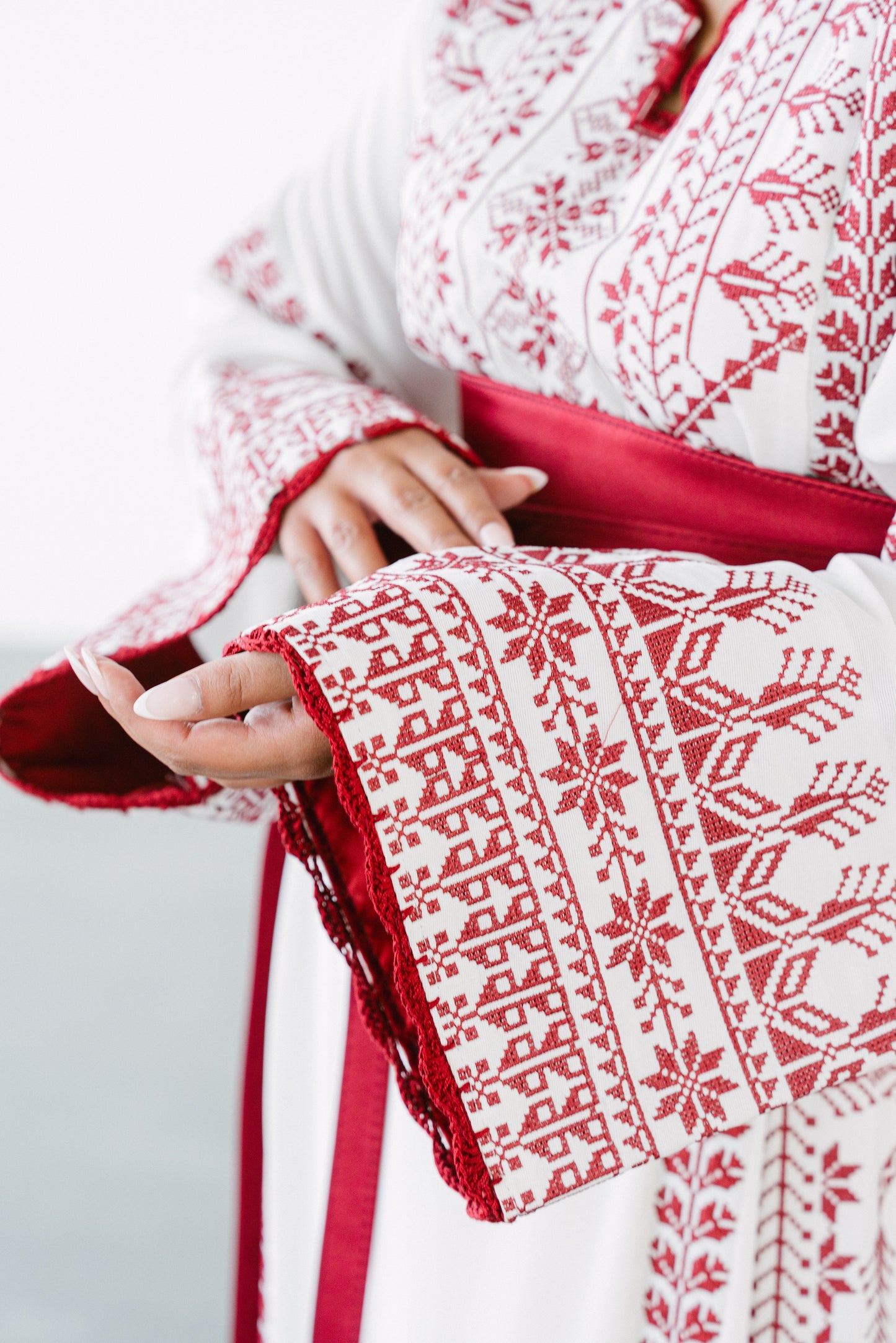 White Bridal Thobe