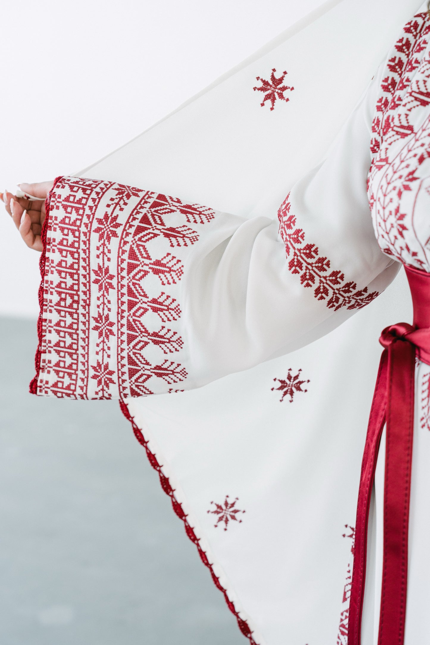 White Bridal Thobe